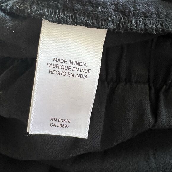 Lucky Brand Cotton Pants Womens Large Black Elastic Waist Drawstring Comfort - Picture 7 of 16